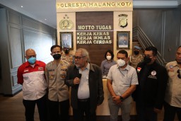 Apresiasi dan Dukungan, Ketua Komnas PA di Polresta Malang Kota