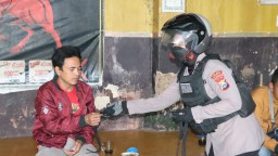 'Pamor Keris' Patroli Polwan Polres Pasuruan