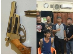 Berpistol, Seorang Warga Berurusan dengan Polres