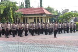 Polres Probolinggo Geser Pasukan, Pengamanan Pilkades Serentak 2022