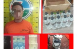 Jual Ikan Cupang Nyambi Ngecer Ciu, Dibekuk Polisi