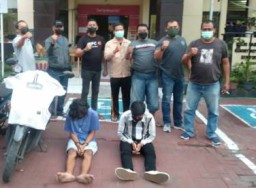 Residivis Maling Motor Dibekuk, Mereka Pernah Mencuri di Setro Baru Surabaya