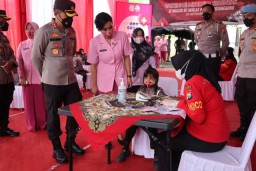 Herd Immunity, Yayasan Kemala Bhayangkari Cabang Bojonegoro Gelar Vaksinasi Anak