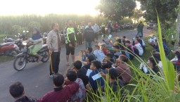 Nekat Gelar Bali, Polres Nganjuk Mengamankan Puluhan Motor Pembalap