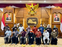 Forkopimda Jatim Gelar Pertemuan dengan SPSI Jatim, Perkuat Silaturahmi
