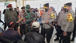 Forkopimda Jatim Mengecek Pos Pam, Pos Yan dan Pos Terpadu jelang Mudik Lebaran