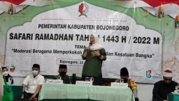 Dalam Safari Ramadan Bupati Bojonegoro sosialisasi Program Pembangunan dan Pemberdayaan SDM