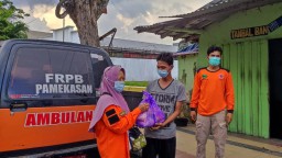 FRPB Gelontorkan Ratusan Paket Sembako Untuk Warga