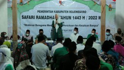 Dalam Safari Ramadan Bupati Anna Ajak Masyarakat Tingkatkan Ibadah