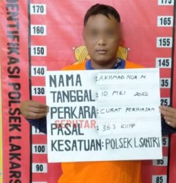 Gasak Emas dan Uang, Pembobol Rumah Kosong Dibekuk