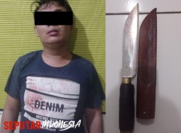 Bacok Saudara Usai Bawa Kabur Sepeda Motor