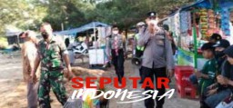 Pantai Camplong di Serbu Wisatawan, Petugas Pos Pam Terapkan Protokol Kesehatan Antisipasi Penyebaran Covid-19