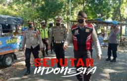 Minimalisir Penyebaran Covid-19 Di Pamekasan, Polisi Berikan Himbauan Prokes di Tempat Wisata
