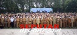 Apel Pagi Setelah Lebaran dan Cuti Bersama Yang di Pimpin Bupati Bojonegoro