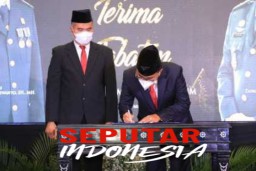 Saat Sertijab, Kakanwil Kemenkumham Jatim Baru Janji Siap Kerja Gas Pol