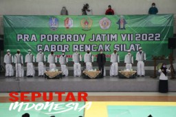 Bupati Bojonegoro Buka Pra Porprov Jatim Cabor Pencak Silat di Gor Utama