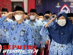 Kalapas Narkotika Kelas IIA Pamekasan Upacara Harkitnas