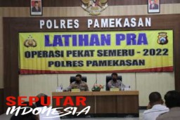 Latihan Pra Operasi Pekat Semeru- 2022 Polres Pamekasan