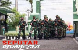 Back to Basic, Prajurit Kodim Bojonegoro berlatih PBB dan Defile