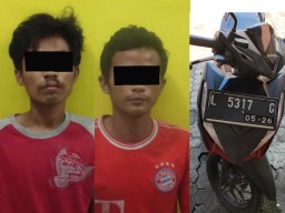 Siang Bolong Tarik HP, Dua Pria di Surabaya Keok