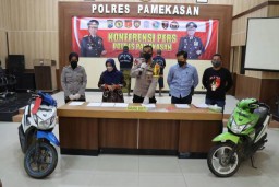 Sakera Sakti Polres Pamekasan Bekuk Tiga Maling Motor
