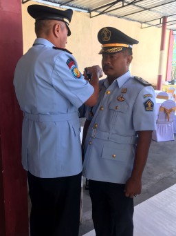 Hore, Puluhan Pegawai Lapas Naik Pangkat