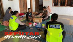 AKP Ayip Rizal, Satlantas Polres Ponorogo Berikan Bantuan Kemanusiaan