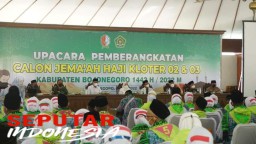 Bupati Bojonegoro Berangkatkan 261 CJH Kloter 2 di Pendopo Malowopati