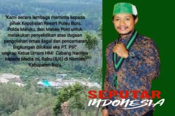Polisi Diminta Selidiki Eks PT. PIP Atas Dugaan Pengolahan Emas Ilegal