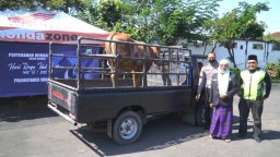 Idul Adha 1443 H, Polrestabes Surabaya Salurkan 19 Ekor Sapi dan 73 Kambing