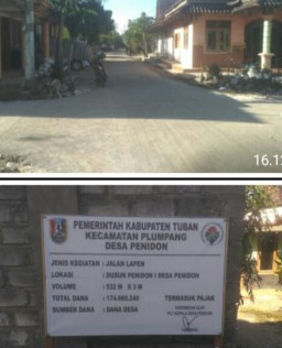Warga Desa Penidon Apresiasi Kinerja PLT Kades Yang Baru