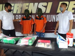 Lewati Suramadu, Tiga Kilo Sabu Dibawa Dua Pria Lumajang