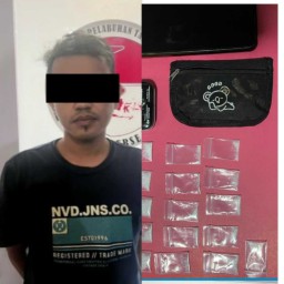 Duh! Rumah di Tambak Asri Simpan Belasan Poket Siap Edar