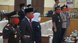 HUT Ke-77 RI, Bupati Anna dan Jajaran Forkopimda Dengarkan Pidato Kenegaraan Presiden Joko Widodo