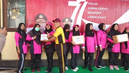 Polsek Larangan Gelar Lomba HUT RI ke - 77