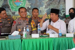 Wujudkan Pamekasan Kondusif, Kapolres Pamekasan Gelar Diagram Dengan Forkopimka, Kepala Desa, Tokoh Agama dan Tokoh Masyarakat