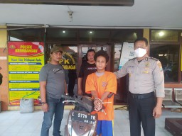 Mantan Napi Lapas Porong Kembali Berulah Curi Motor