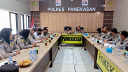 Persiapan Penerimaan Calon Tamtama Brimob, Polres Pamekasan