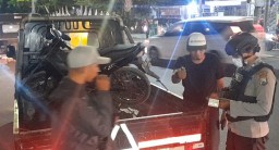 Puluhan Motor Gagal Malam Minggu, Diangkut BerKnalpot Brong, dan Diduga Balapan