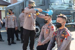 Bintara Remaja Ikuti Kegiatan Pembinaan Tradisi Polres
