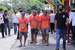 Belasan Orang Perguruan Silat di Kediri Ditangkap Polisi