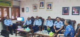 Sinergitas, Kalapas Narkotika Kunjungi Pengadilan Negeri dan Dandim Pamekasan