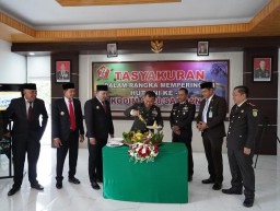 Sederhana, Peringatan HUT TNI di Kodim 0828 Sampang