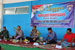 Gi Lenggien, Dalam Rangka Cipta Kondisi di Pamekasan