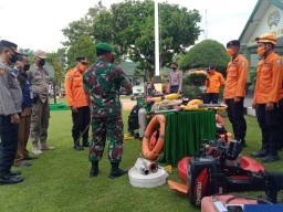 Ribuan Personil Gabungan Siaga, Gelar Antisipasi Bencana di Sampang