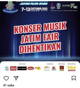 Polisi Hentikan Konser Musik di Grand City, Polisi Sebut Tak Sesuai