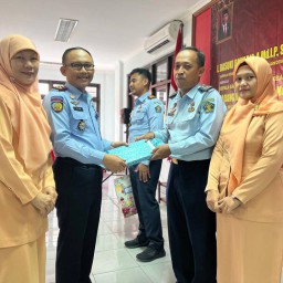 Pisah Sambut Pengantar Tugas Pejabat Administrasi di Lapas Narkotika Kelas II A Pamekasan