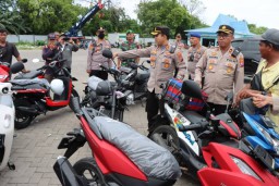Polres Sumenep Gelar Patroli di Pelabuhan Kalianget, Jelang KTT G20