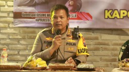 Sukseskan KTT G20, Polresta Sidoarjo Gelar Cangkrukan Kamtibmas
