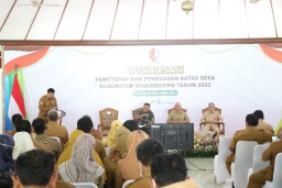 Percepat Pembangunan, Pemkab Bojonegoro Sosialisasi Penetapan Batas Desa